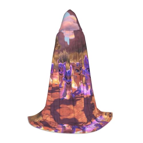 POEZJZW Kapuzenumhang mit Cartoon-Bieast-Muster, Umhang für Erwachsene, Herren, Damen, Weihnachten, Kapuzenumhang, Cosplay-Kostüme, Größe S POEZJZW Kapuzenumhang mit Cartoon-Bieast-Muster, Umhang für Erwachsene, Herren, Damen, Weihnachten, Kapuzenumhang, Cosplay-Kostüme, Größe S von POEZJZW