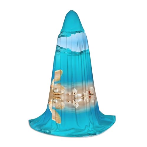 POEZJZW Kapuzenumhang mit Meeresperlenmuster, für Damen und Herren, Halloween-Kostüm, Maskerade, Cosplay, Kostüm, Weihnachten, Party, Robe, Größe M POEZJZW Kapuzenumhang mit Meeresperlenmuster, für Damen und Herren, Halloween-Kostüm, Maskerade, Cosplay, Kostüm, Weihnachten, Party, Robe, Größe M von POEZJZW