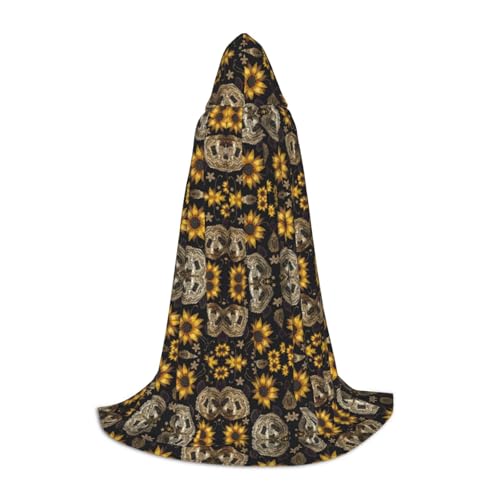 POEZJZW Kapuzenumhang mit süßem Panda-Sonnenblumen-Muster, für Damen und Herren, Halloween-Kostüm, Maskerade, Cosplay, Kostüm, Weihnachten, Party, Robe, Größe L POEZJZW Kapuzenumhang mit süßem Panda-Sonnenblumen-Muster, für Damen und Herren, Halloween-Kostüm, Maskerade, Cosplay, Kostüm, Weihnachten, Party, Robe, Größe L von POEZJZW
