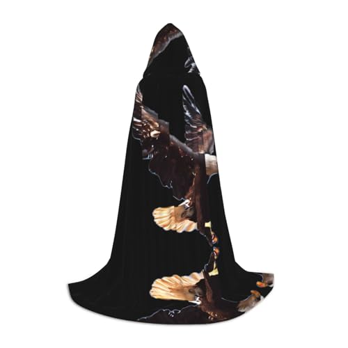 POEZJZW Umhang mit Adlermuster, für Herren und Damen, Umhang mit Kapuze, für Erwachsene, Renaissance, Halloween, Hexenkostüm, Zauberer-Umhang, Größe L POEZJZW Umhang mit Adlermuster, für Herren und Damen, Umhang mit Kapuze, für Erwachsene, Renaissance, Halloween, Hexenkostüm, Zauberer-Umhang, Größe L von POEZJZW
