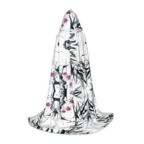 POEZJZW Umhang mit Kapuze aus Bambus, Kirschblütenmuster, für Damen und Herren, Halloween-Kostüm, Maskerade, Cosplay, Kostüm, Weihnachten, Party, Robe, Größe L POEZJZW Umhang mit Kapuze aus Bambus, Kirschblütenmuster, für Damen und Herren, Halloween-Kostüm, Maskerade, Cosplay, Kostüm, Weihnachten, Party, Robe, Größe L von POEZJZW