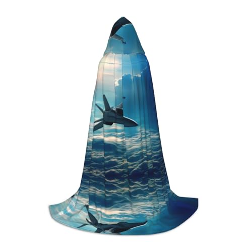 POEZJZW Umhang mit Kapuze für Erwachsene, Motiv: Flugzeugkampfjets für Herren und Damen, Umhang mit Kapuze, Renaissance, Halloween, Hexenkostüm, Zauberer-Umhang, Größe S POEZJZW Umhang mit Kapuze für Erwachsene, Motiv: Flugzeugkampfjets für Herren und Damen, Umhang mit Kapuze, Renaissance, Halloween, Hexenkostüm, Zauberer-Umhang, Größe S von POEZJZW