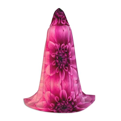 POEZJZW Umhang mit Kapuze für Erwachsene mit Dahllien-Muster, für Renaissance, Halloween, Hexenkostüm, Zauberer-Umhang, Größe M POEZJZW Umhang mit Kapuze für Erwachsene mit Dahllien-Muster, für Renaissance, Halloween, Hexenkostüm, Zauberer-Umhang, Größe M von POEZJZW