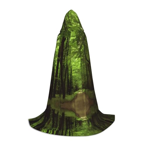 POEZJZW Umhang mit Kapuze für Teenager mit Landstraßenmuster, für Damen und Herren, Halloween-Kostüm, Maskerade, Cosplay, Kostüm, Weihnachten, Party, Robe, Größe S POEZJZW Umhang mit Kapuze für Teenager mit Landstraßenmuster, für Damen und Herren, Halloween-Kostüm, Maskerade, Cosplay, Kostüm, Weihnachten, Party, Robe, Größe S von POEZJZW