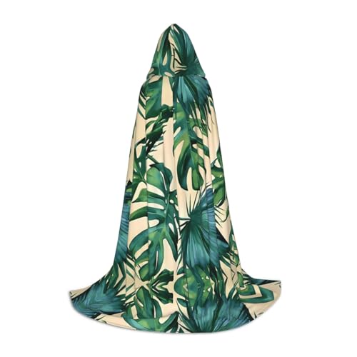 POEZJZW Umhang mit Kapuze und Bananenblättern, für Damen und Herren, Halloween-Kostüm, Maskerade, Cosplay, Kostüm, Weihnachten, Party, Robe, Größe L POEZJZW Umhang mit Kapuze und Bananenblättern, für Damen und Herren, Halloween-Kostüm, Maskerade, Cosplay, Kostüm, Weihnachten, Party, Robe, Größe L von POEZJZW