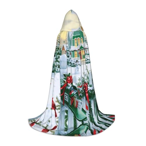 POEZJZW Umhang mit Weihnachtsbriefkasten und Geschenk-Muster, für Herren und Damen, Umhang mit Kapuze, Umhang für Erwachsene, Renaissance, Halloween, Hexenkostüm, Zauberer-Umhang, Größe S POEZJZW Umhang mit Weihnachtsbriefkasten und Geschenk-Muster, für Herren und Damen, Umhang mit Kapuze, Umhang für Erwachsene, Renaissance, Halloween, Hexenkostüm, Zauberer-Umhang, Größe S von POEZJZW