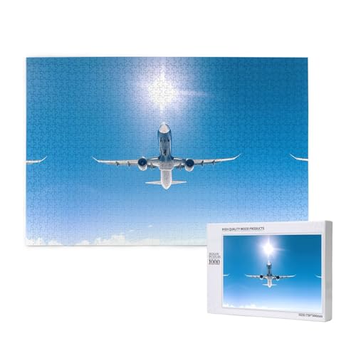 Poezjzw Planes Puzzles für Erwachsene, 1000 Teile, Holzpuzzle für Familie, Freunde, Heimdekoration, Wandkunst, 75 x 50 cm Poezjzw Planes Puzzles für Erwachsene, 1000 Teile, Holzpuzzle für Familie, Freunde, Heimdekoration, Wandkunst, 75 x 50 cm von POEZJZW
