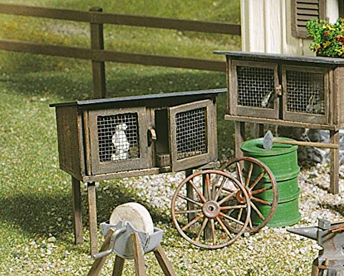 Pola 333209 Rabbit Stall G Scale Building Kit Bauset, Mehrfach, S von FALLER