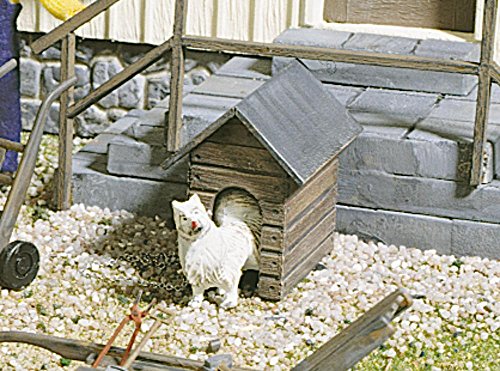 Pola 333210 Dog House G Scale Building Kit Bauset, Braun, Grau, One Size von FALLER