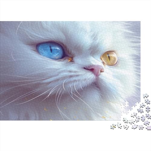 Kat Puzzle 1000 Teile,Puzzle Für Erwachsene, Impossible Puzzle,Puzzle 1000 Puzzle Home Dekoration Puzzle,Erwachsenenpuzzle Puzzel 1000pcs (75x50cm) von PONAZRFDY