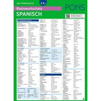 PONS Basiswortschatz auf einen Blick Spanisch von PONS Langenscheidt GmbH