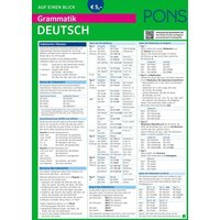 PONS Grammatik auf einen Blick Deutsch von PONS Langenscheidt GmbH