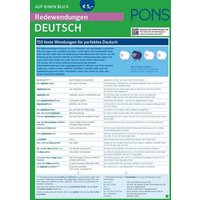 PONS Redewendungen auf einen Blick Deutsch von PONS Langenscheidt GmbH