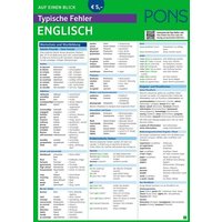 PONS Typische Fehler auf einen Blick Englisch von PONS Langenscheidt GmbH