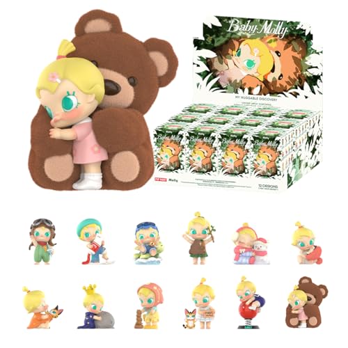 POP MART Baby Molly My Huggable Discovery Series Figures Actionfiguren Sammelfiguren Sammler Kunstspielzeug Spielzeug Figuren Geschenk Whole Set von POP MART