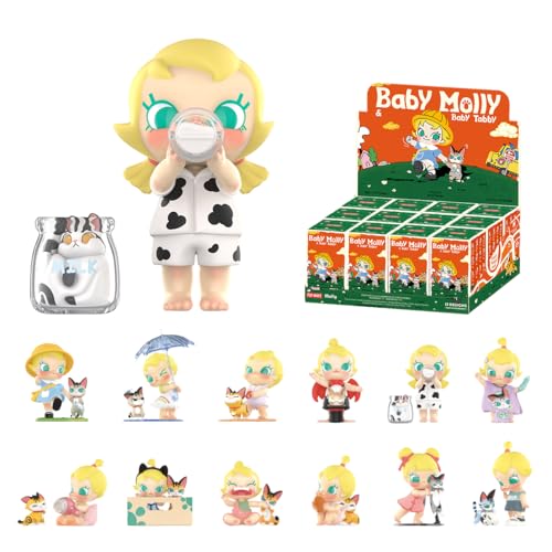 POP MART Baby Molly & Baby Tabby Series Figures Anime Actionfiguren Sammelfiguren Sammler Kunstspielzeug Spielzeug Figuren Geschenk Whole Set POP MART Baby Molly & Baby Tabby Series Figures Anime Actionfiguren Sammelfiguren Sammler Kunstspielzeug Spielzeug Figuren Geschenk Whole Set von POP MART