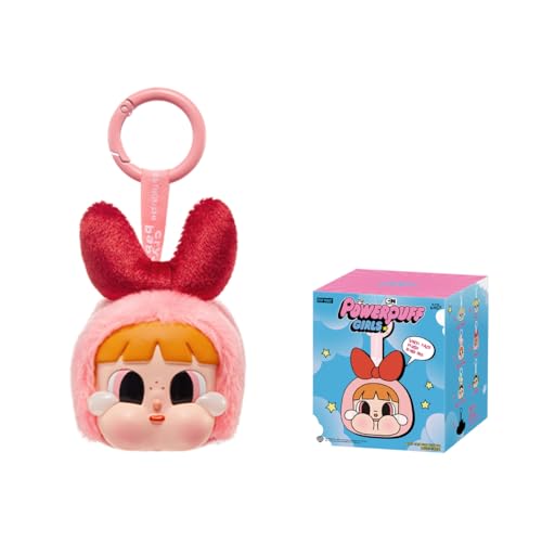 POP MART Crybaby × Powerpuff Girls Series-Vinyl Face Plush Blind Box Pop Figuren Zufällige Figuren Actionfiguren Sammelfiguren und Sammler Kunstspielzeug Spielzeug Figuren Geschenk 1PC von POP MART