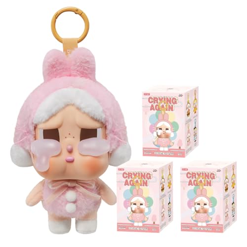 POP MART Crying Again Plush Figure 3Boxes Zufällige Figuren Anime Actionfiguren Sammelfiguren Sammler Kunstspielzeug Spielzeug Figuren Geschenk 1Piece von POP MART