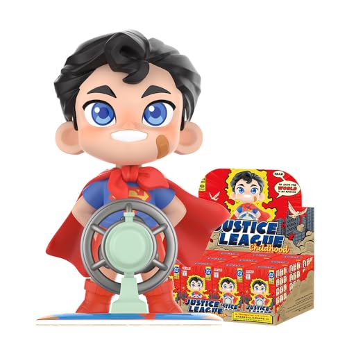 POP MART DC Justice League Childhood Actionfiguren Sammelfiguren und Sammler Kunstspielzeug Spielzeug Figuren Geschenk-12Piece von POP MART