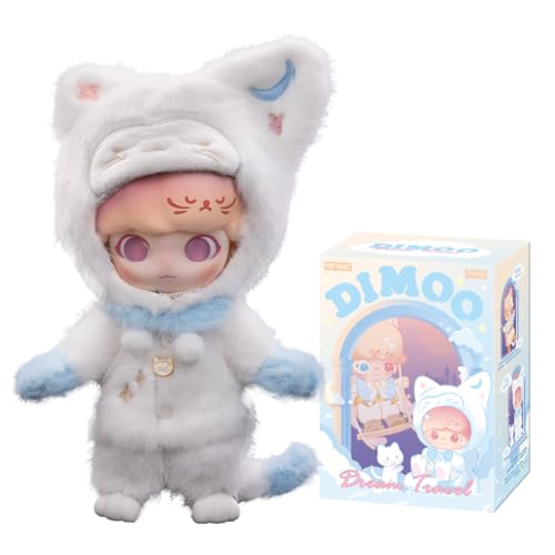 POP MART DIMOO Dream Travel Action Figure Zufällige Figuren Anime Actionfiguren Sammelfiguren Sammler Kunstspielzeug Spielzeug Figuren Geschenk 1Piece von POP MART