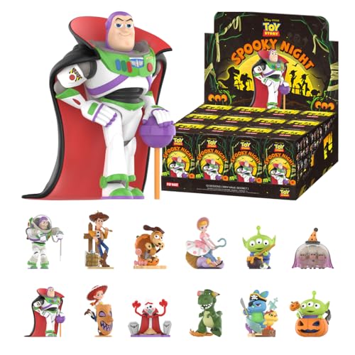 POP MART Disney Pixar Spooky Night Series Figures Whole Set Pop Figuren Zufällige Figuren Actionfiguren Sammelfiguren und Sammler Kunstspielzeug Spielzeug Figuren Geschenk von POP MART