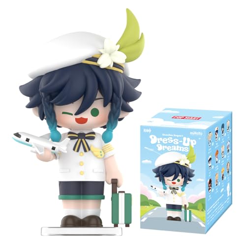 POP MART Genshin Impact Dress-Up Dreams Chibi Figuren - Zufällige Anime Actionfiguren, Sammelfiguren, Kunstspielzeug - Geschenk 1 Stück POP MART Genshin Impact Dress-Up Dreams Chibi Figuren - Zufällige Anime Actionfiguren, Sammelfiguren, Kunstspielzeug - Geschenk 1 Stück von POP MART