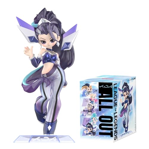 POP MART League of Legends K/DA All Out Series Zufällige Figuren Anime Actionfiguren Sammelfiguren Sammler Kunstspielzeug Spielzeug Figuren Geschenk 1Piece von POP MART