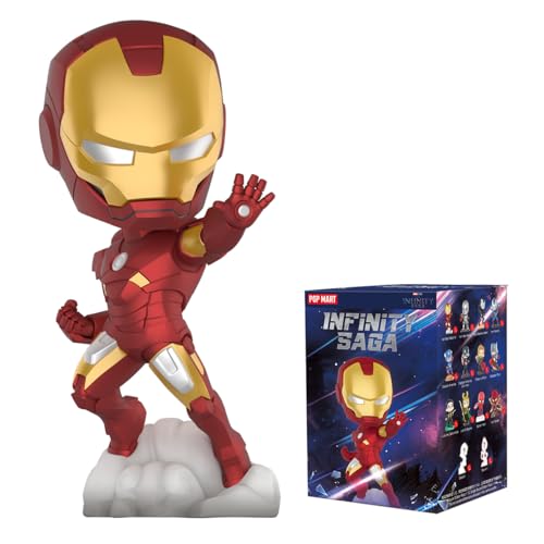 POP MART Marvel Infinity Saga Pop Figuren Zufällige Figuren Anime Actionfiguren Sammelfiguren Sammler Kunstspielzeug Spielzeug Figuren Geschenk 1Piece von POP MART