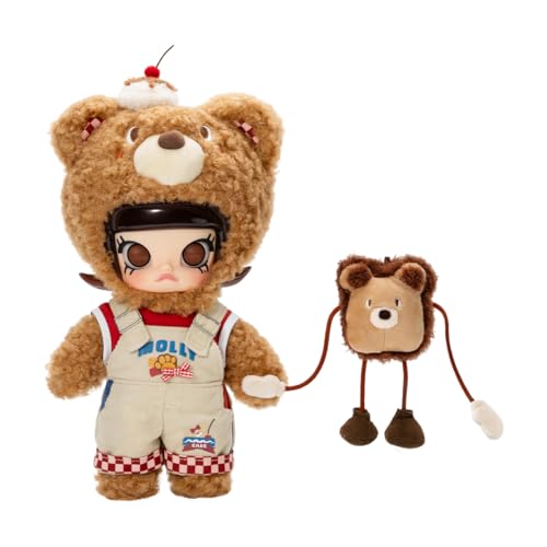 POP MART Molly Bear Bread 1/8 Action Figure Actionfiguren Sammelfiguren Sammler Kunstspielzeug Spielzeug Figuren Geschenk 1PC von POP MART