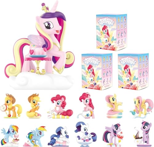 POP MART My Little Pony Afternoon Series-3PC Pop Figuren Zufällige Figuren Actionfiguren Sammelfiguren und Sammler Kunstspielzeug Spielzeug Figuren Geschenk von POP MART