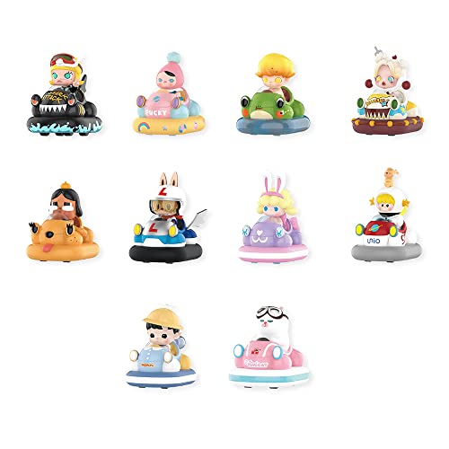 POP MART POPCAR Bumper Car Series-10PC Pop Figuren Zufällige Figuren Actionfiguren Sammelfiguren und Sammler Kunstspielzeug Spielzeug Figuren Geschenk von POP MART