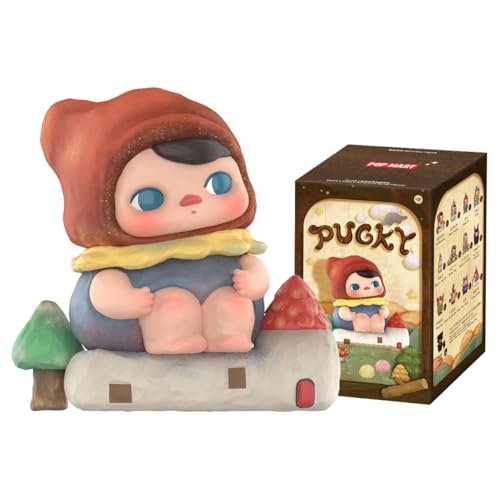 POP MART PUCKY Poko's Adventure Series Figures Anime Actionfiguren Sammelfiguren Sammler Kunstspielzeug Spielzeug Figuren Geschenk 1PC von POP MART