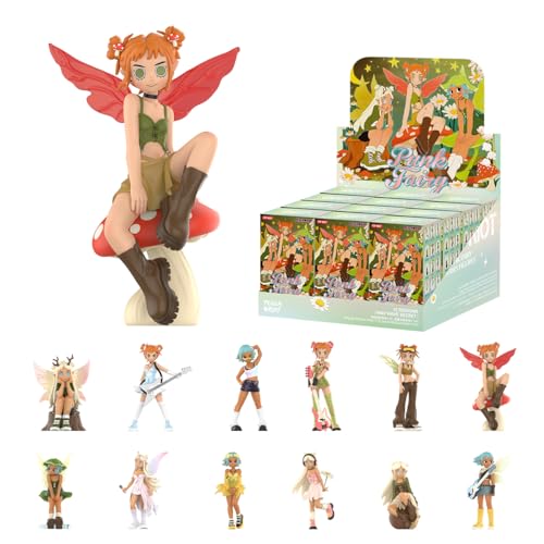 POP MART Peach Riot Punk Fairy Series 12PC Actionfiguren Sammelfiguren und Sammler Kunstspielzeug Spielzeug Figuren Geschenk von POP MART