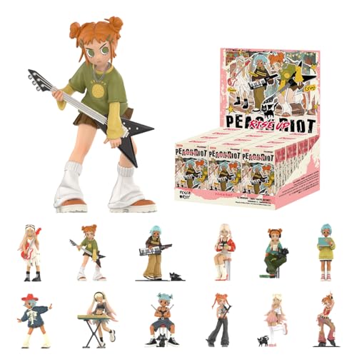 POP MART Peach Riot Rise Series Figurine 12PC Pop Figuren Zufällige Figuren Actionfiguren Sammelfiguren und Sammler Kunstspielzeug Spielzeug Figuren Geschenk von POP MART