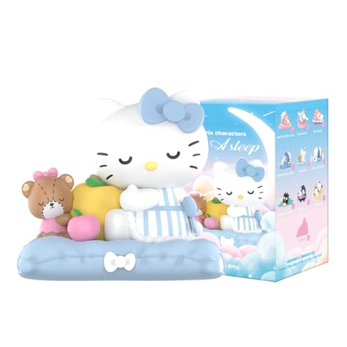 POP MART Sanrio Characters Fall Asleep Series-1PC Pop Figuren Zufällige Figuren Actionfiguren Sammelfiguren und Sammler Kunstspielzeug Spielzeug Figuren Geschenk von POP MART