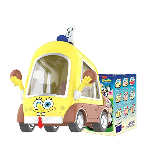 POP MART Spongebob Sightseeing Car Series-1PC Pop Figuren Zufällige Figuren Actionfiguren Sammelfiguren und Sammler Kunstspielzeug Spielzeug Figuren Geschenk von POP MART