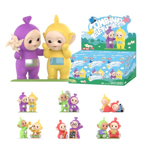 POP MART Teletubbies Accompany Series 6PC Actionfiguren Sammelfiguren und Sammler Kunstspielzeug Spielzeug Figuren Geschenk von POP MART