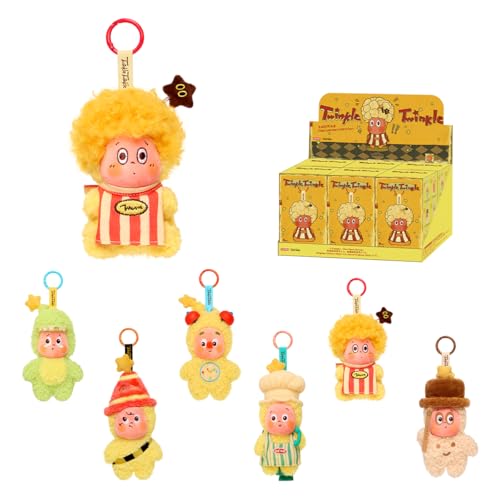 POP MART Twinkle Twinkle Be a Little Star Series - Plush Pendant Sammelfiguren Sammler Kunstspielzeug Spielzeug Figuren Geschenk Whole Set POP MART Twinkle Twinkle Be a Little Star Series - Plush Pendant Sammelfiguren Sammler Kunstspielzeug Spielzeug Figuren Geschenk Whole Set von POP MART