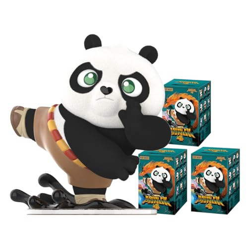 POP MART Universal Kung Fu Panda Series Figures 3PC Pop Figuren Zufällige Figuren Actionfiguren Sammelfiguren und Sammler Kunstspielzeug Spielzeug Figuren Geschenk von POP MART