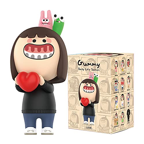 pop mart Gummy Daily Life Serie 12 Stück Blind Box Spielzeugbox Bulk Beliebtes Sammlerstück Zufällige Kunst Spielzeug Hot Toys Niedliche Figur Kreatives Geschenk für Weihnachten Geburtstag Party von POP MART