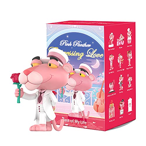 pop mart Pink Panther Expressing Love Series Exklusive Actionfigur Box Spielzeug Beliebte Sammlerkunst Spielzeug Niedliche Figur Kreatives Geschenk, für Weihnachten Geburtstag Party Urlaub von POP MART