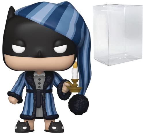 DC Heroes: Holiday – Batman als Ebenezer Scrooge Pop! Vinylfigur (gebündelt mit passender Popbox-Schutzhülle) von POP