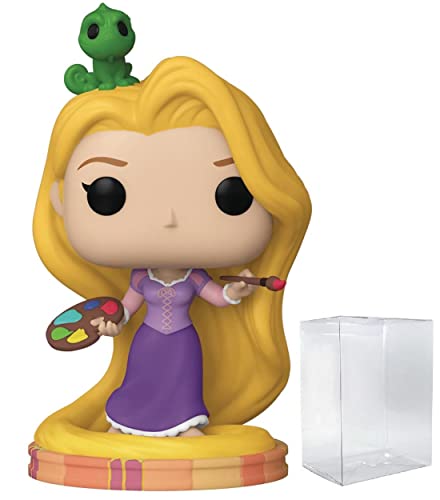 Disney: Ultimate Princess - Rapunzel & Pascal Funko Pop! Vinyl Figure (Bundled with Compatible Pop Box Protector Case) von POP