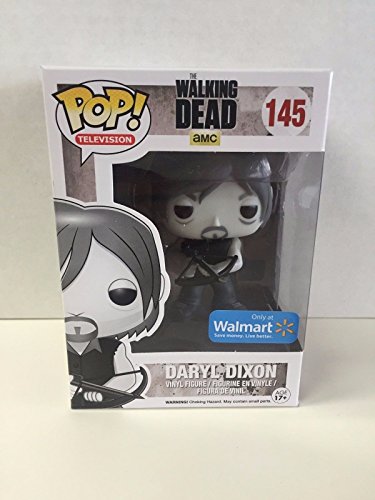 Funko 020426 Pop Television: Walking Dead Daryl 145 Vinyl Figure, schwarz/weiß von POP