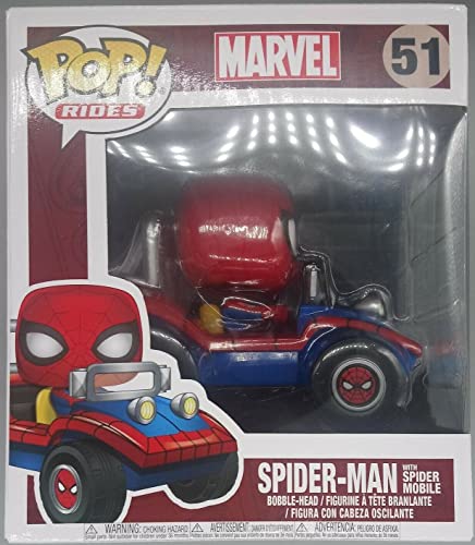 Funko - Marvel Spider-Mobile Exclusive Rides Pop 15 cm - 0889698297240 Funko - Marvel Spider-Mobile Exclusive Rides Pop 15 cm - 0889698297240 von POP