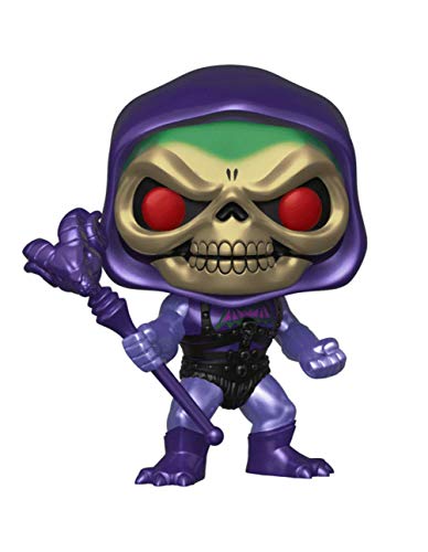 Funko - Masters of The Universe-Serie 2-Skeletor with Battle Armor Exclusive (Metallic) Figurine, Mehrfarbig, 34927 von POP