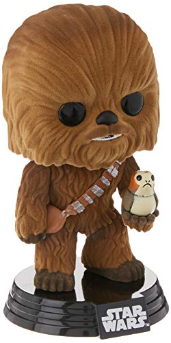 Funko POP!-Figur „Chewbacca“ mit „PORG“ aus „Star Wars Episode VIII - Die letzten Jedi“, beflockt von POP