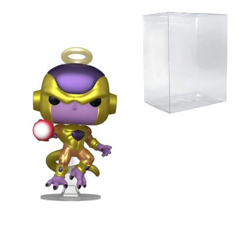 POP! Dragon Ball Super – Golden Frieza (Pre-Release) Exclusive #1816, gebündelt mit kompatibler Box Protector Case von POP