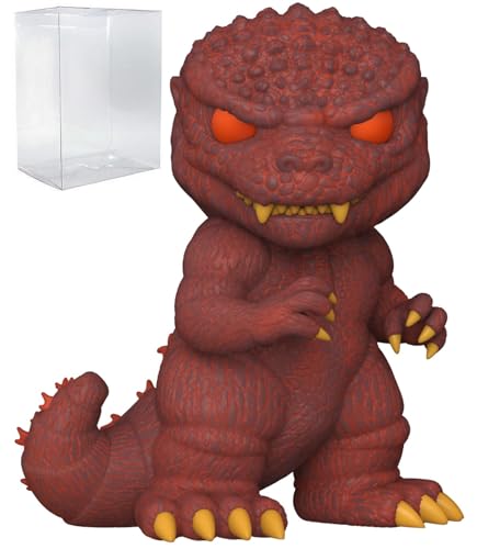 POP Filme: Godzilla 70th Anniversary – Godzilla 1984 Limited Edition Chase Funko Vinyl-Figur (mit kompatibler Box-Schutzhülle), mehrfarbig, 9,5 cm von POP