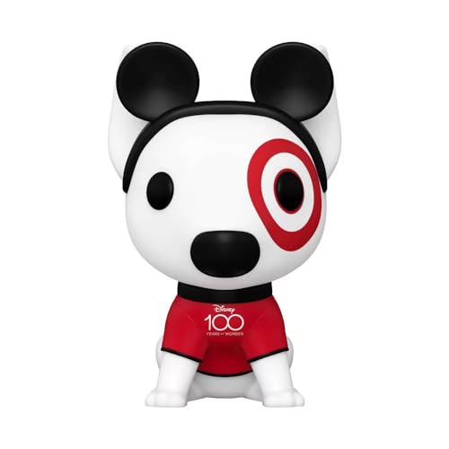 POP! Funko Ad Icons Target Disney 100 Exclusive BULLEYE in Mickey Ears #218 w/Acrylic Case!, LE1288, Mehrfarbig von POP